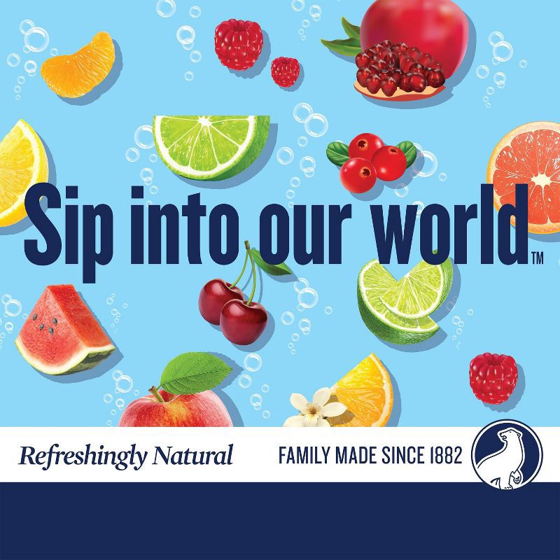 slide 3 of 7, Polar Beverages Polar Cranberry Lime Seltzer Water - 8pk/12 fl oz Cans, 8 ct; 12 fl oz