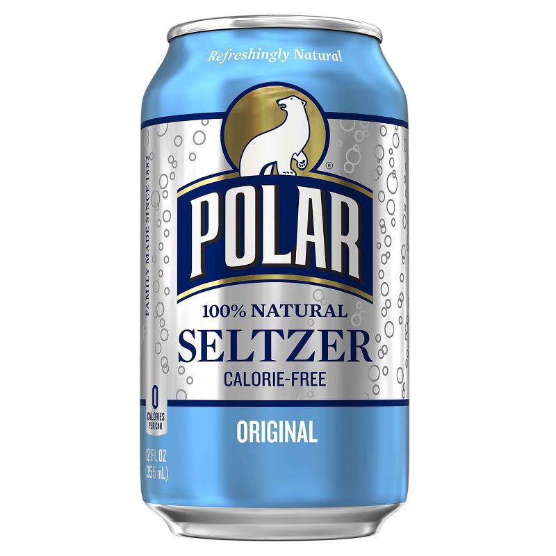 slide 2 of 3, Polar Beverages Polar Original Seltzer Water - 8pk/12 fl oz Cans, 8 ct; 12 fl oz