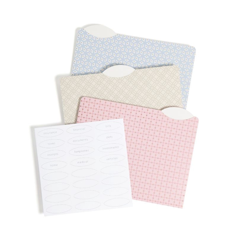 slide 1 of 6, U Brands 12ct File Folders: Non-Pronged, 30 Sheet Capacity, Mint Green, Blush, Light Blue, File Organizer, 1 Pocket, 12 ct, 30 sheets