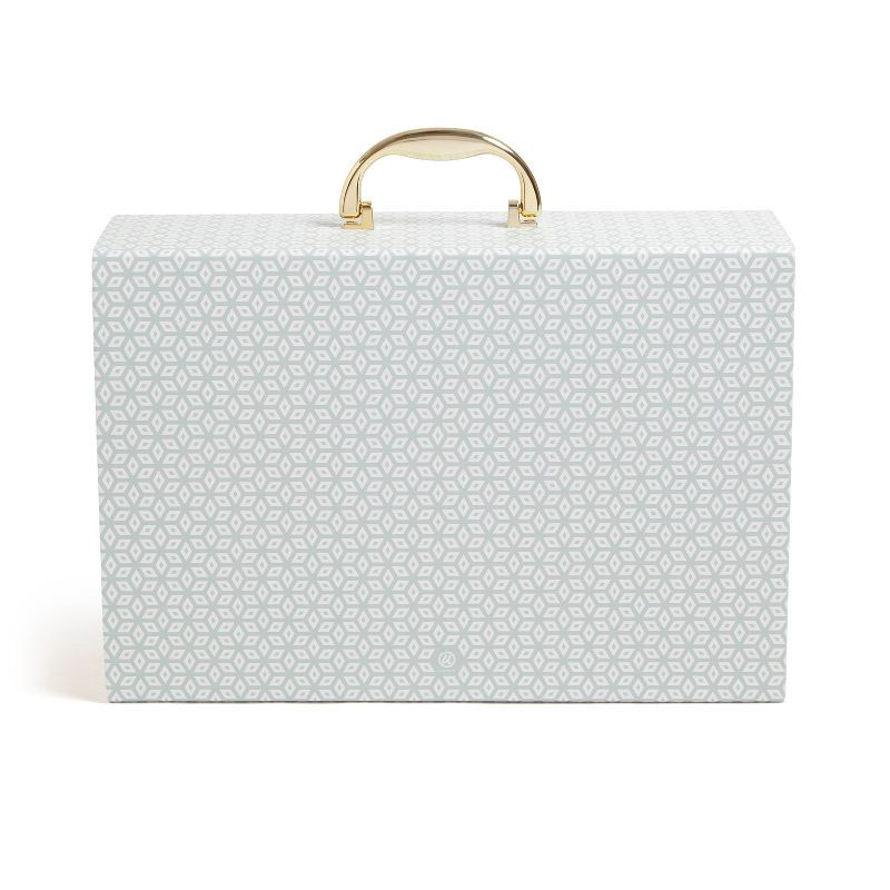 slide 6 of 7, U Brands 19 Pocket Expanding File Folder Powder Blue: Accordion File Organizer, 1400 Sheet Capacity, 15.5" x 10.6", 1400 sheets