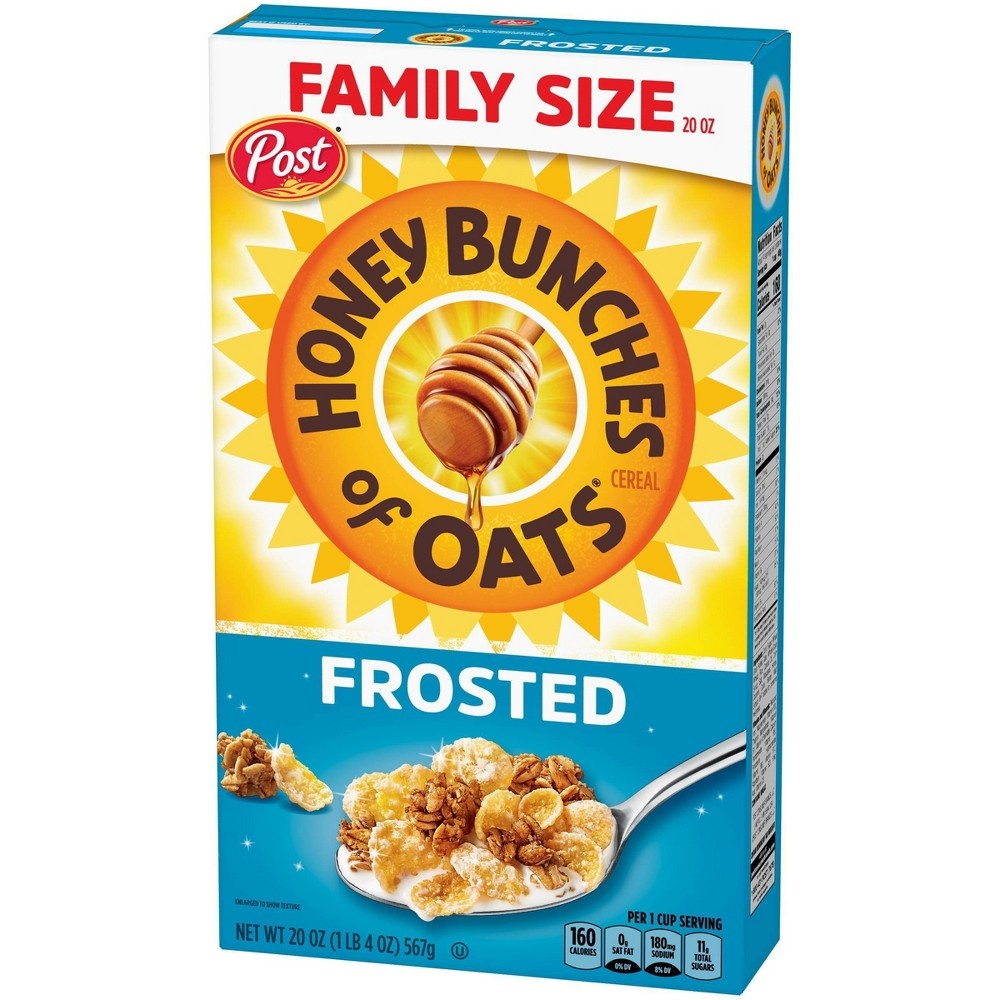 slide 5 of 11, Honey Bunches of Oats Frosted Breakfast Cereal - Post, 20 oz