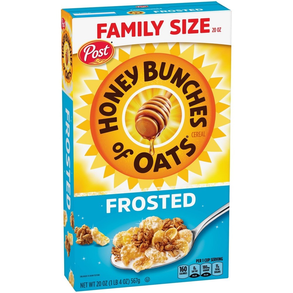 slide 2 of 11, Honey Bunches of Oats Frosted Breakfast Cereal - Post, 20 oz