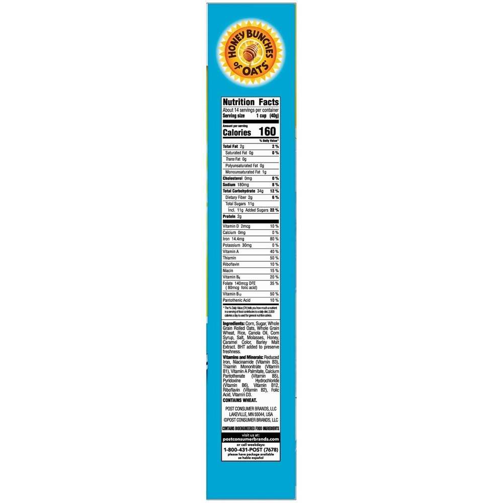 slide 11 of 11, Honey Bunches of Oats Frosted Breakfast Cereal - Post, 20 oz