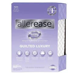 Allerease Twin Clean Boost Quilted Luxury Waterproof Machine Washable Fitted Mattress Protector