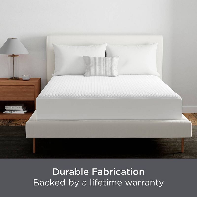 slide 7 of 8, Allerease Full Perfect Protection Quilted Luxury Waterproof Machine Washable Fitted Mattress Protector: Polyester, OEKO-TEX Certified, 1 ct