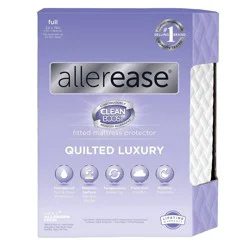 Allerease Full Clean Boost Temperature Regulating Fitted Mattress Protector: Polyester, OEKO-TEX Certified