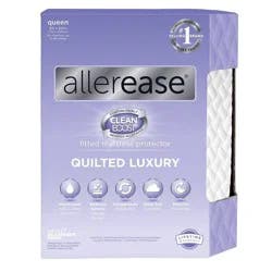 Allerease Queen Clean Boost Temperature Regulating Fitted Mattress Protector: OEKO-TEX Certified, Fits 18" Depth