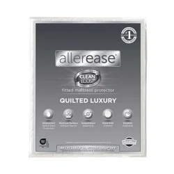 Allerease King Clean Boost Temperature Regulating Fitted Mattress Protector: Hypoallergenic, OEKO-TEX Certified