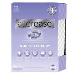 Allerease King Clean Boost Temperature Regulating Fitted Mattress Protector: Hypoallergenic, OEKO-TEX Certified