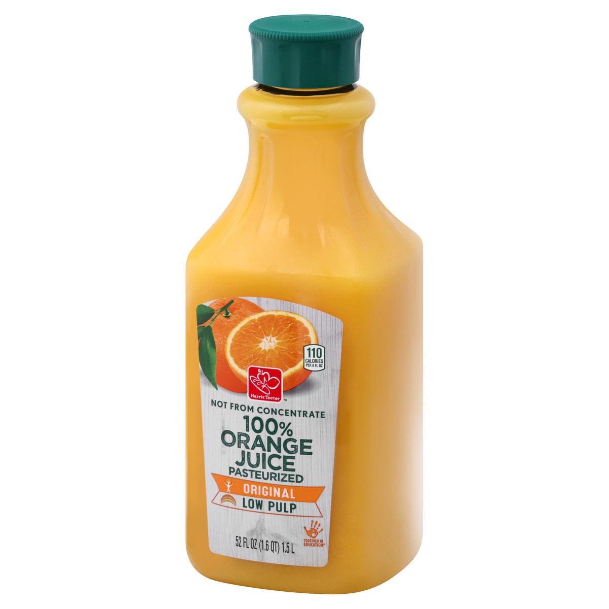 slide 6 of 13, Harris Teeter Orig Low Pulp Orange Jc, 1 ct