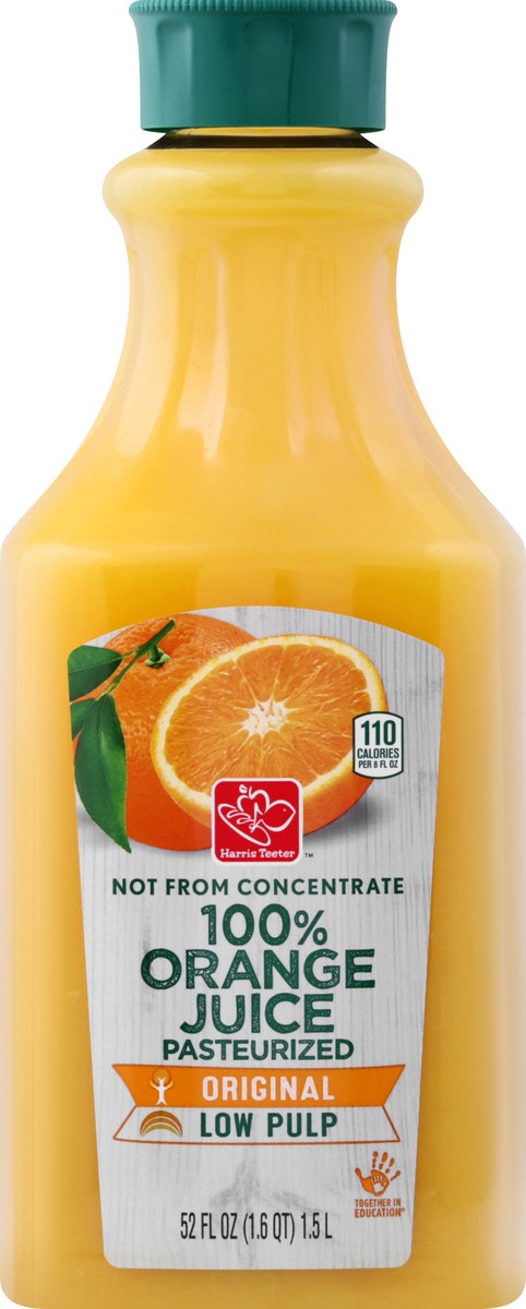 slide 12 of 13, Harris Teeter Orig Low Pulp Orange Jc, 1 ct