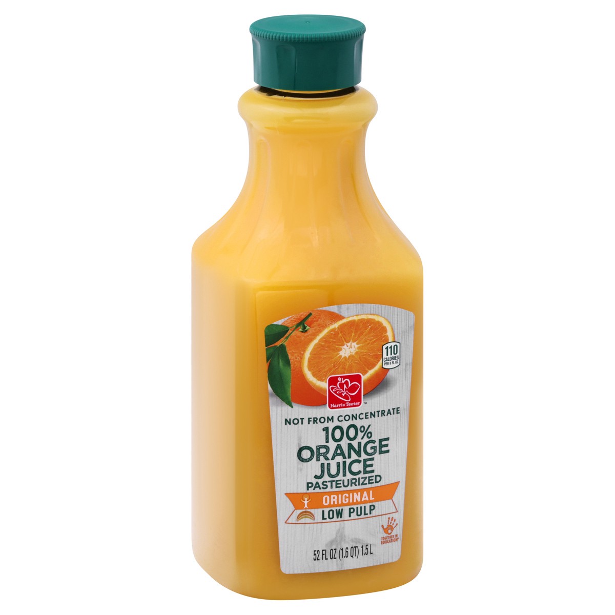 slide 8 of 13, Harris Teeter Orig Low Pulp Orange Jc, 1 ct