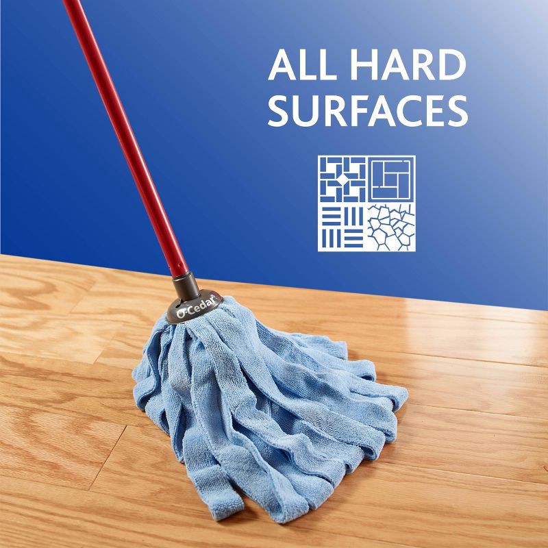 slide 4 of 9, O-Cedar Microfiber Cloth Mop & QuickWring Bucket System with 1 Extra Refill, 1 ct