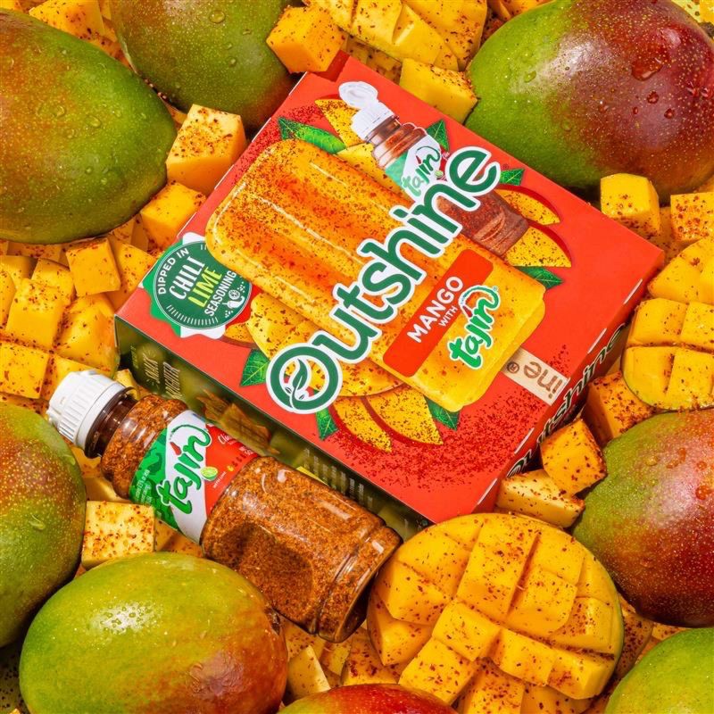 slide 5 of 9, Outshine Mango with Tajin Frozen Fruit Bar - 6ct, 6 ct