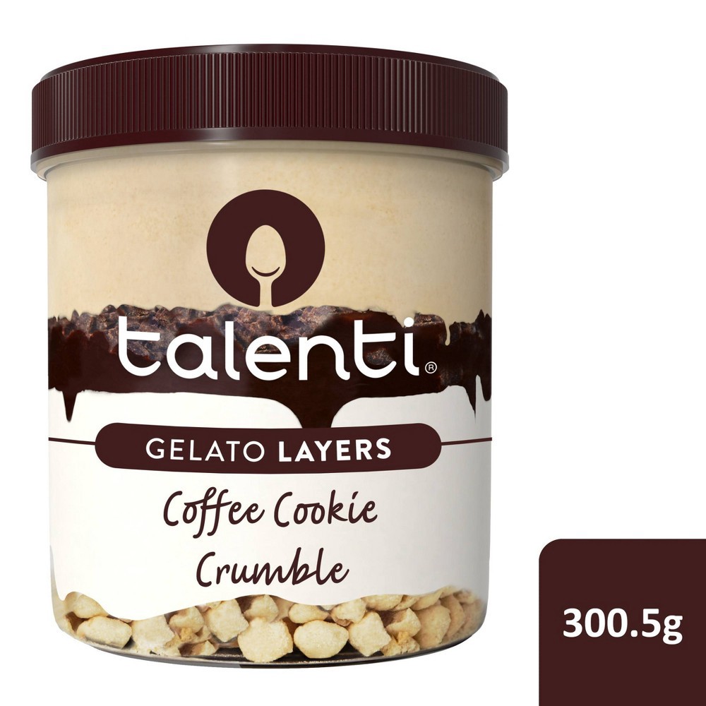 slide 2 of 6, Talenti Coffee Cookie Crumble Gelato Layers, 11.4 oz