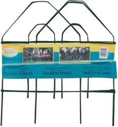 Panacea Gothic Folding Fence - Green