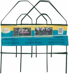 Panacea Gothic Folding Fence - Green