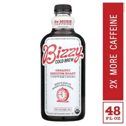 Bizzy Organic Medium Roast Cold Brew Coffee - 48 fl oz