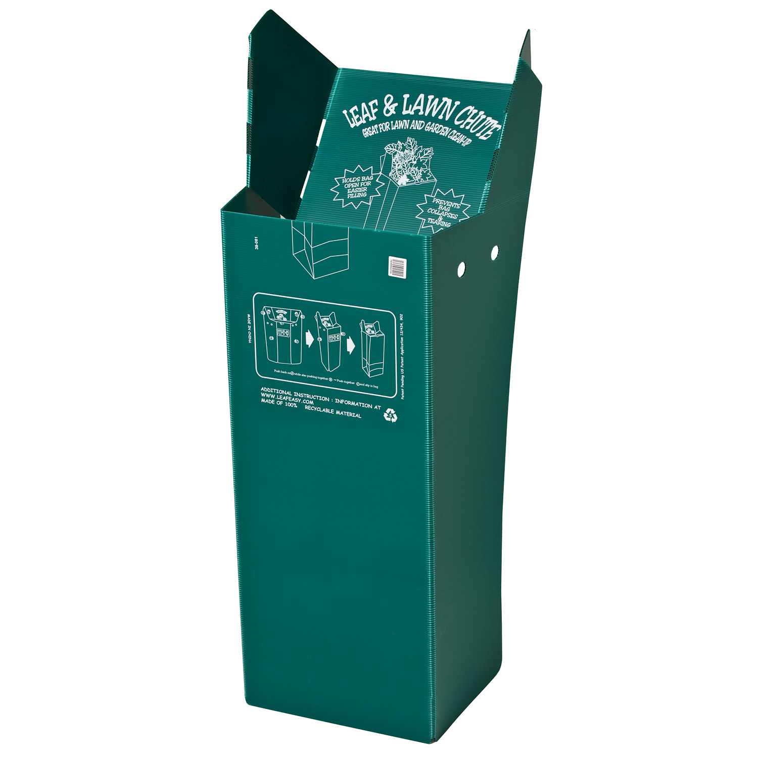slide 2 of 2, Leafeasy Leaf & Lawn Chute For 30 Gallon Paper Lawn Bags, 30 gal