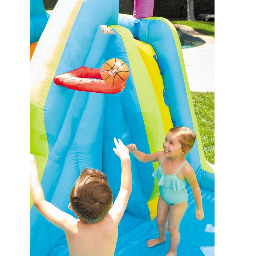 slide 3 of 5, Little Tikes Inflatable Wet Slide, 1 ct