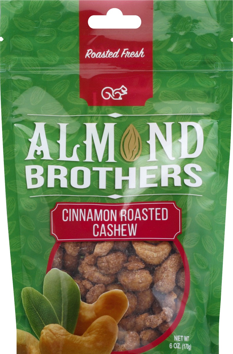 slide 6 of 9, Almond Brothers Cinnamon Roasted Cashews, 5 oz