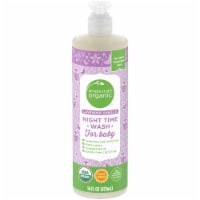 slide 1 of 5, Simple Truth Organic Lavender Vanilla Night Time Baby Wash, 16 fl oz