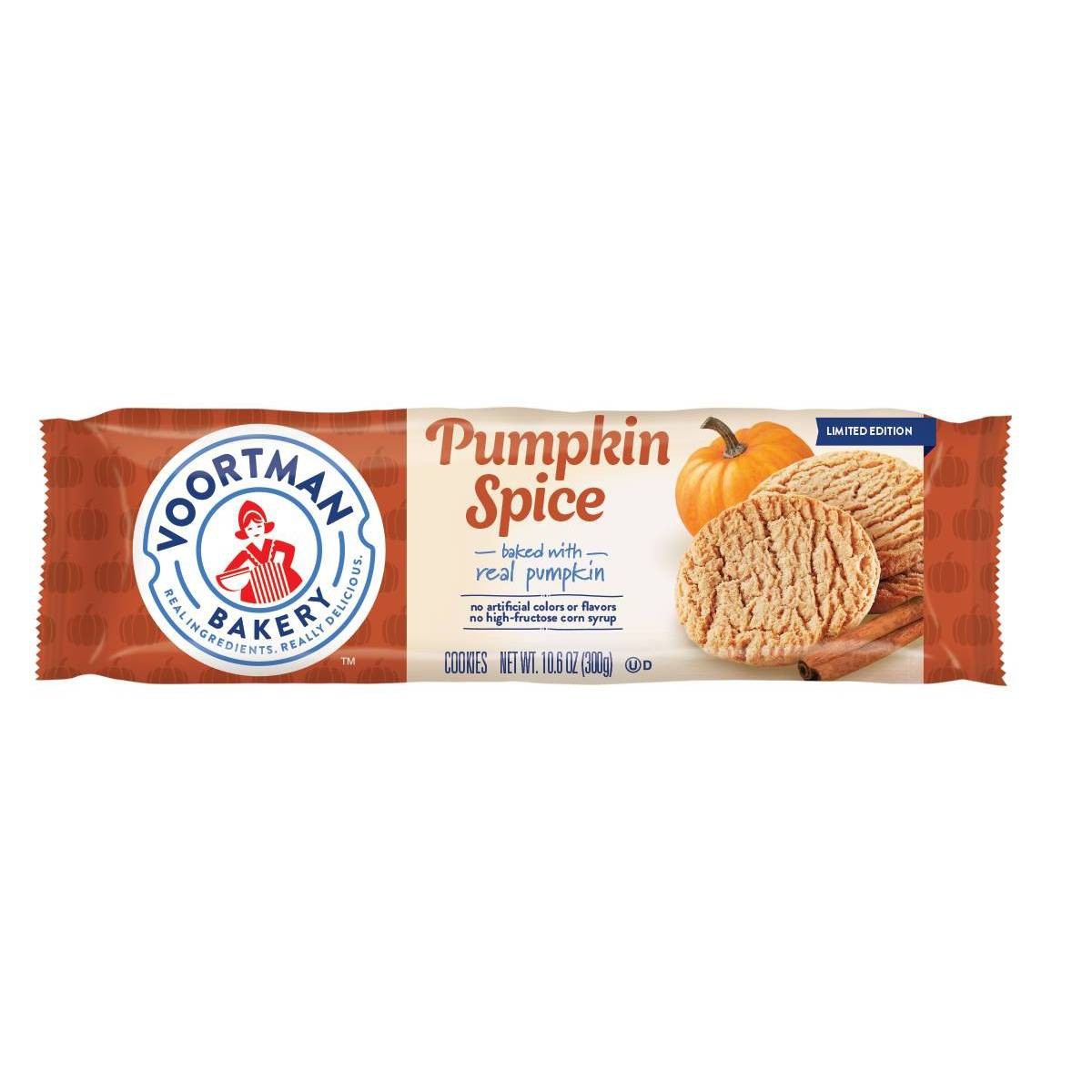 slide 1 of 1, Voortman Bakery Pumpkin Spice Cookies, 10.6 oz