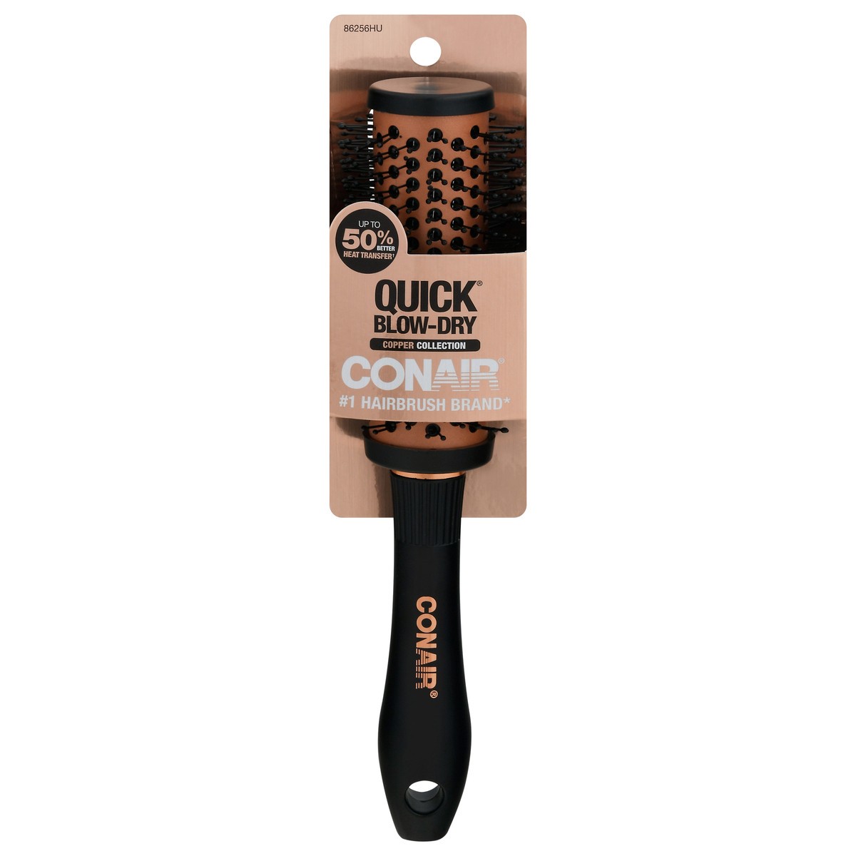 slide 1 of 10, Conair Copper Collection Quick Blow-Dry Brush, 1 ct