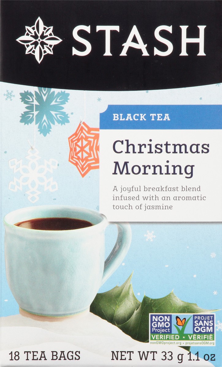 slide 1 of 11, Stash Tea Bags Christmas Morning Black Tea - 18 ct, 18 ct