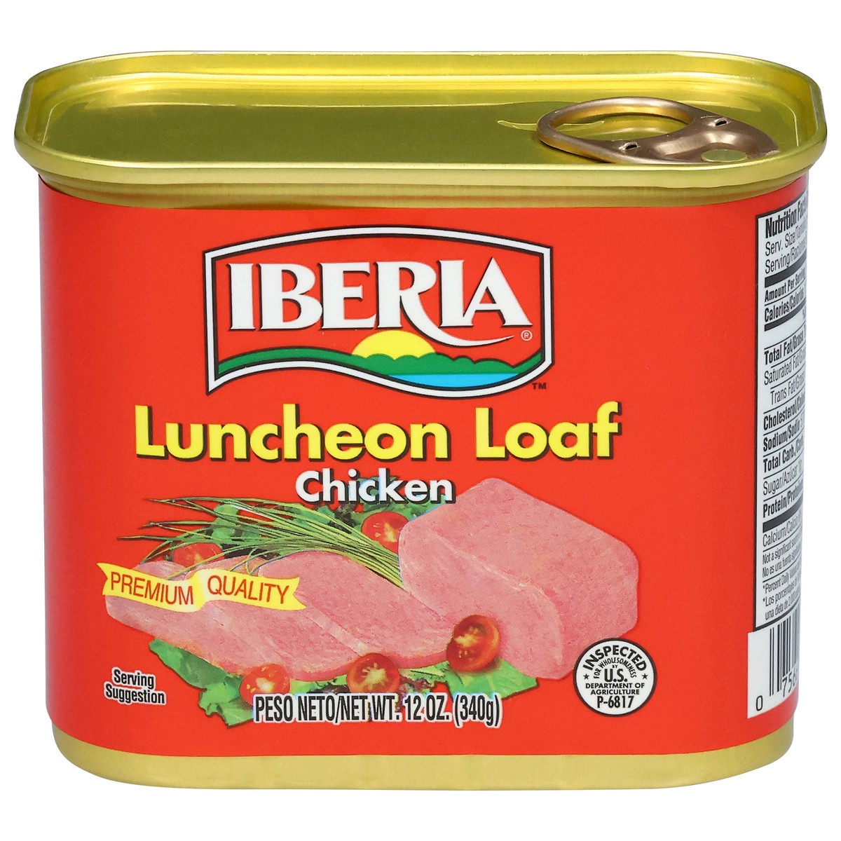 slide 1 of 12, Iberia Chicken Luncheon Loaf 12 oz, 12 oz