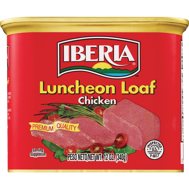 slide 1 of 1, Iberia Chicken Luncheon Loaf, 12 oz