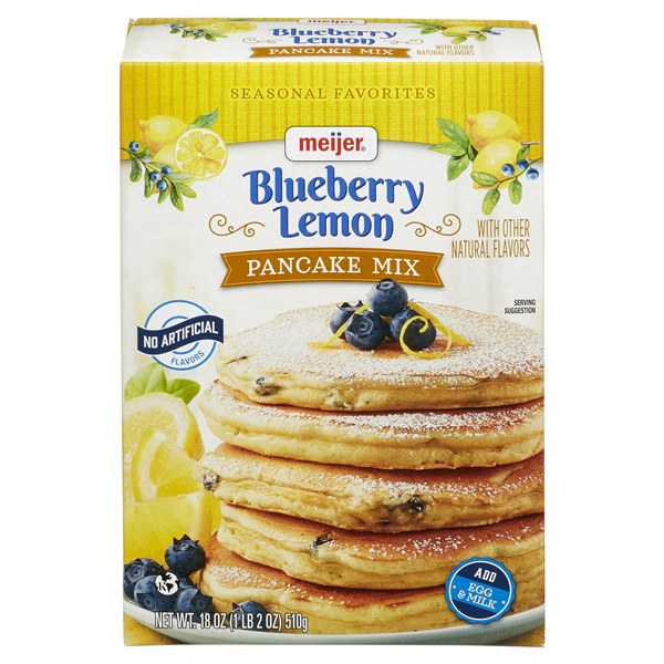 Meijer Blueberry Lemon Pancake Mix 18 oz Shipt