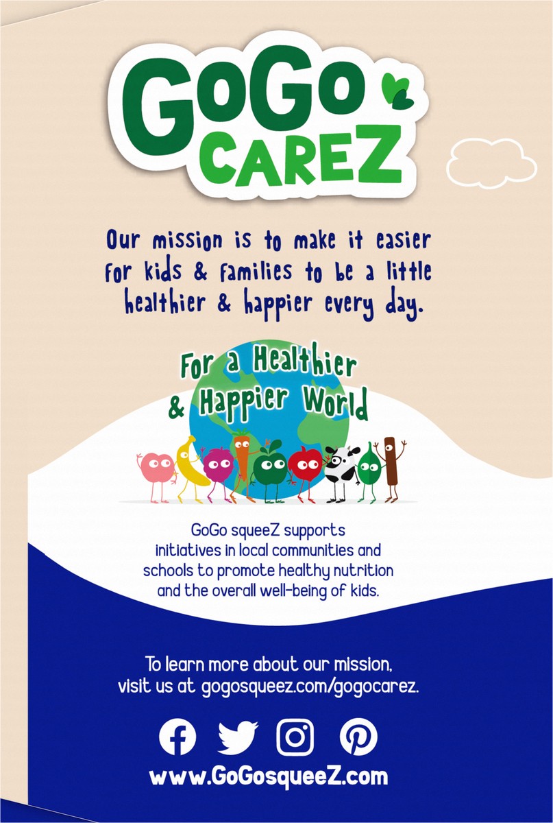 slide 5 of 7, GoGo squeeZ Low Fat Mango/Peach Yogurt 16 - 3 oz Pouches, 16 ct