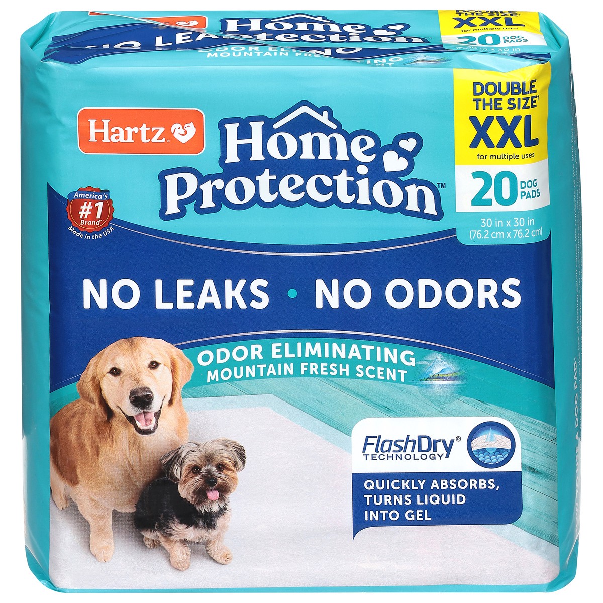 slide 1 of 12, Hartz Home Protection Mountain Fresh Scent XXL Dog Pads 20 Each, 20 ct