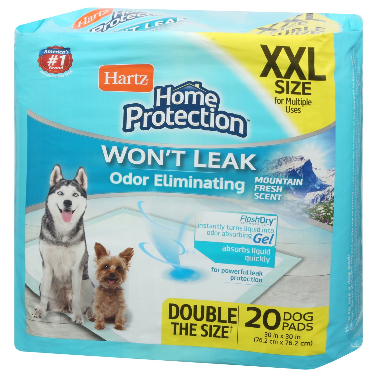 slide 7 of 12, Hartz Home Protection Mountain Fresh Scent XXL Dog Pads 20 Each, 20 ct
