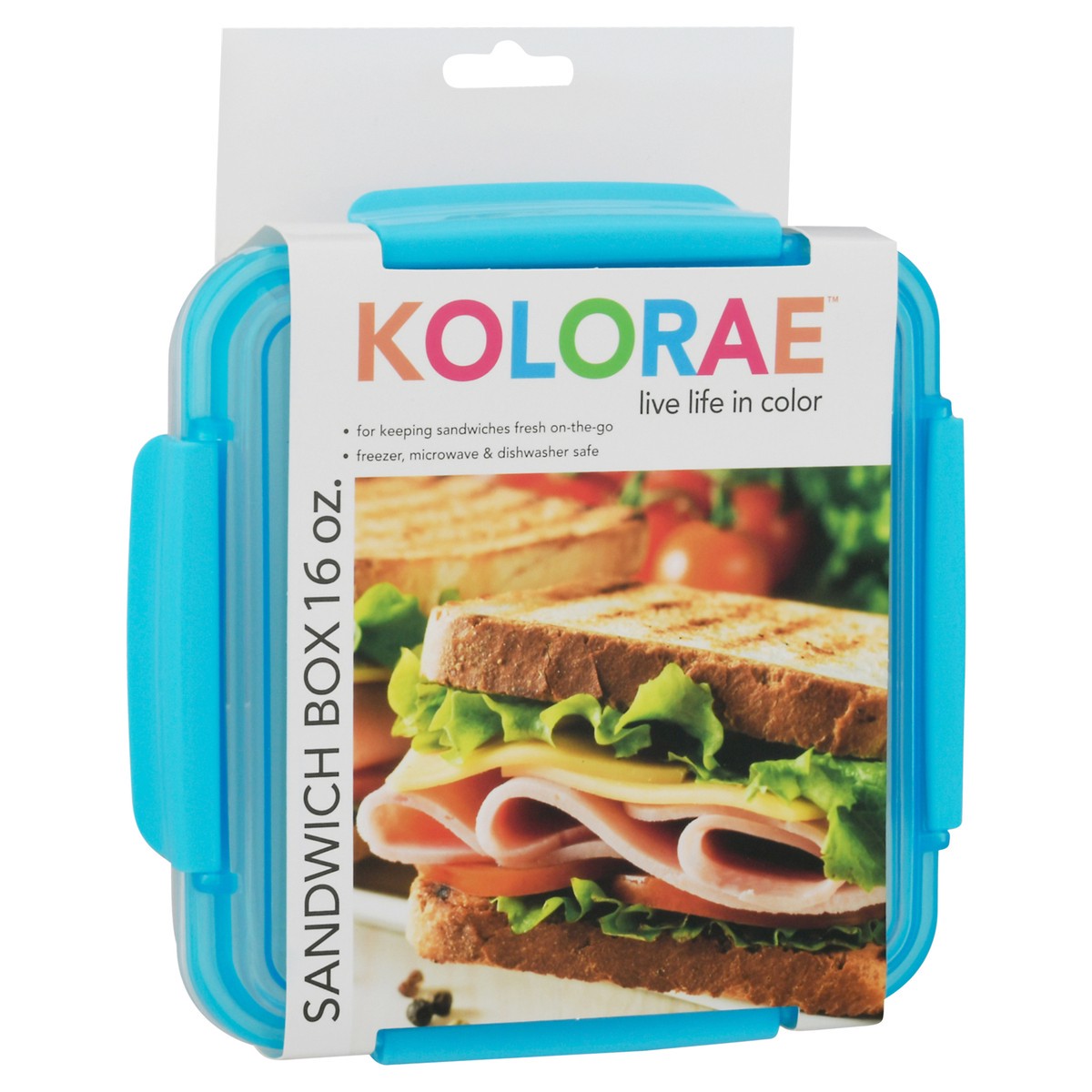slide 2 of 9, Kolorae Sandwich Box, Assorted Colors, 1 ct