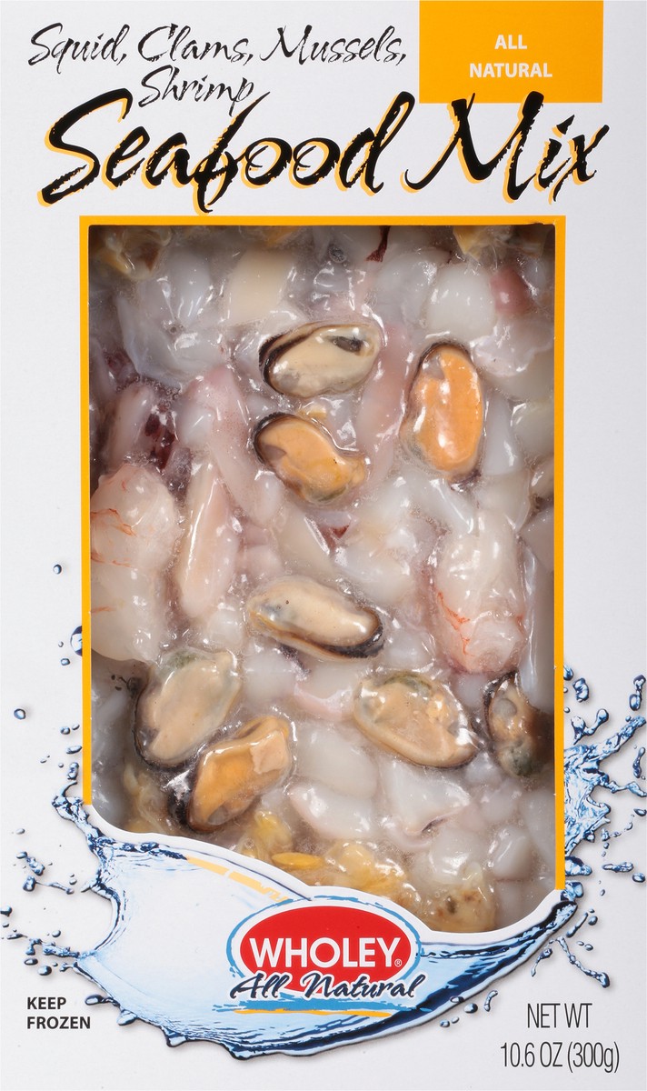 slide 1 of 14, Wholey Seafood Mix, 10.6 oz