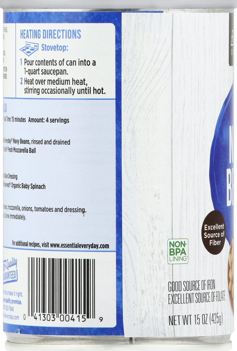 slide 2 of 6, Essential Everyday Navy Beans, 15 oz