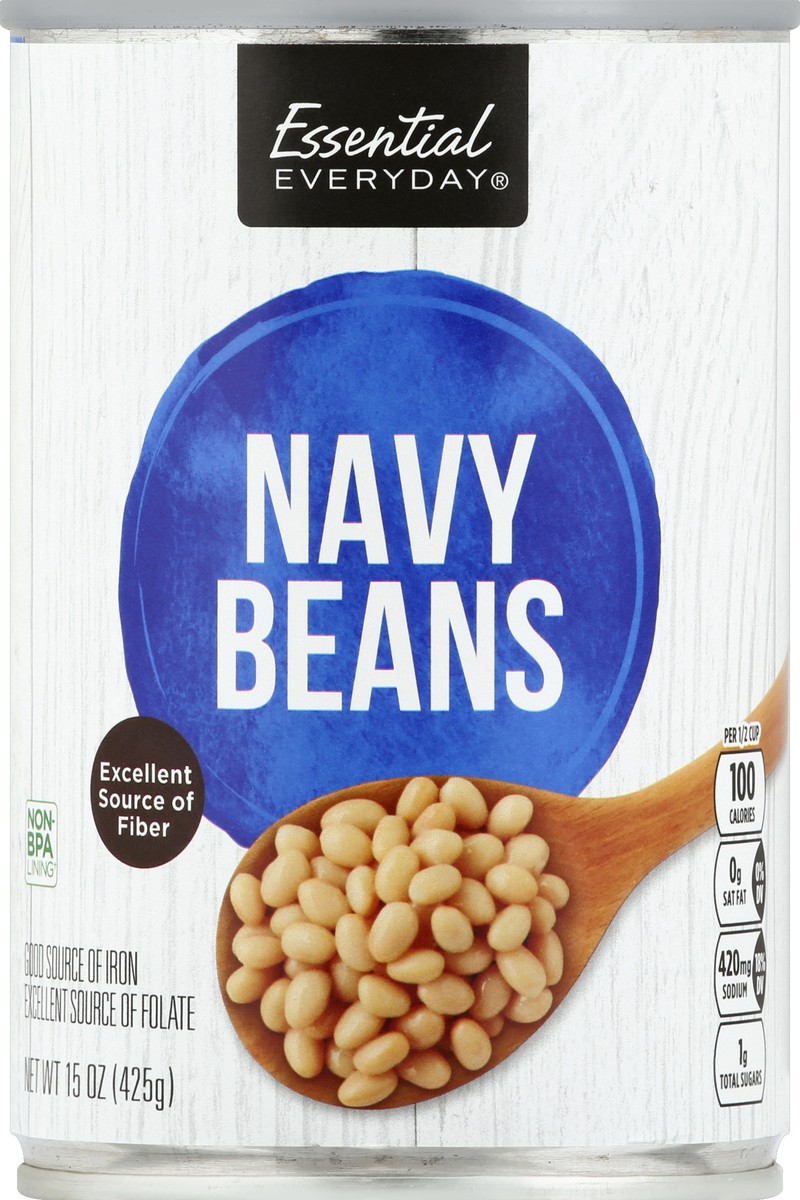 slide 4 of 6, Essential Everyday Navy Beans, 15 oz