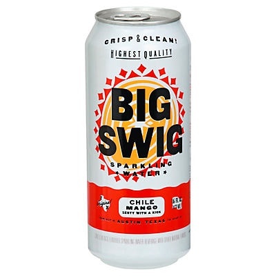 slide 1 of 1, Big Swig Chile Mango Sparkling Water, 16 oz