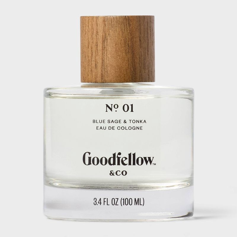 slide 1 of 4, No.1 Blue Sage & Tonka Men's Cologne - Trial Size - 3.4 fl oz - Goodfellow & Co™, 3.4 fl oz