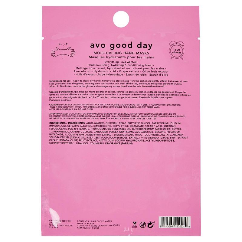 slide 3 of 3, Holler and Glow Avo Good Day Nourishing and Hydrating Hand Mask – 0.61 fl oz, 0.61 fl oz