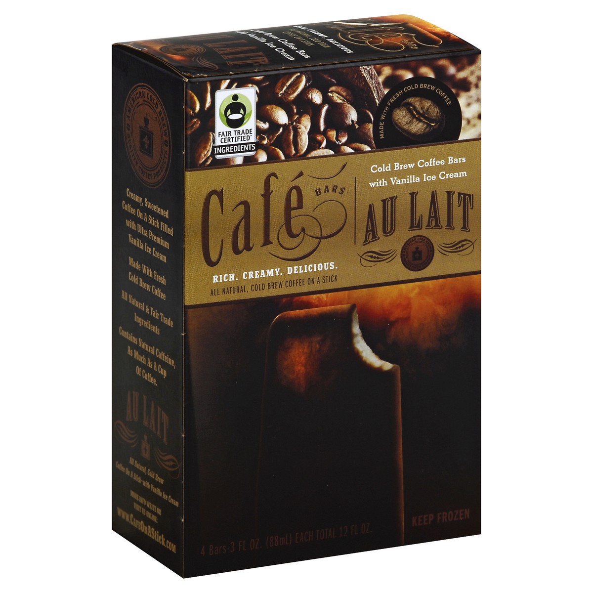 slide 2 of 6, American Cold Brew Cafe Bars 4 ea, 12 oz