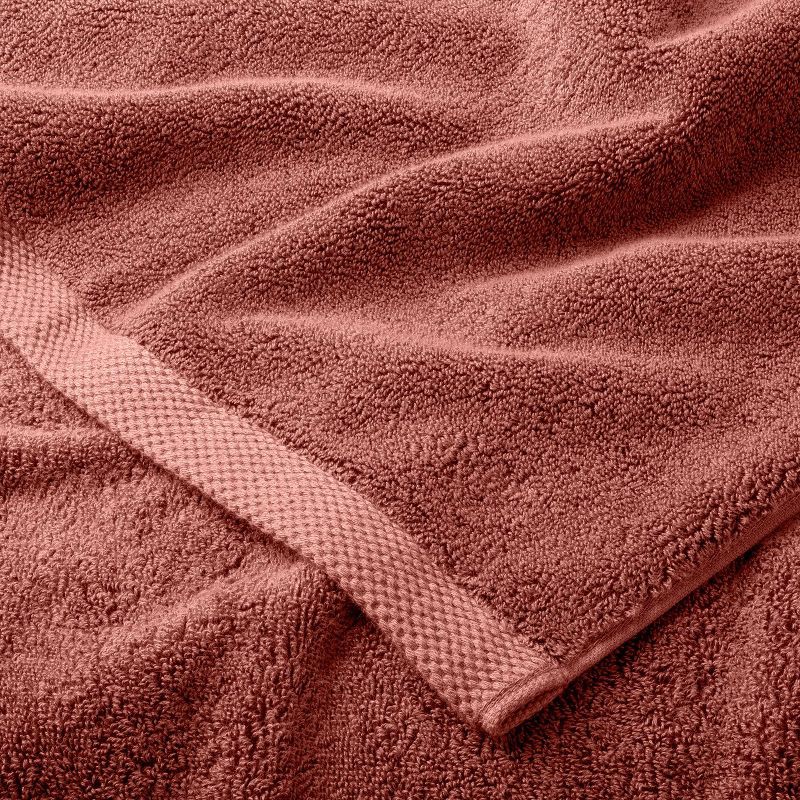 slide 3 of 4, Organic Hand Towel Bronze Brown - Casaluna™: Heavyweight Organic Cotton, Low Lint, Fade-Resistant, 1 ct