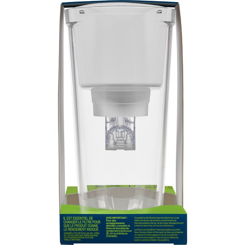 slide 15 of 18, Brita Water Filter 6 Cup Denali Water Pitcher Dispenser with Elite Water Filter - White, 1 ct