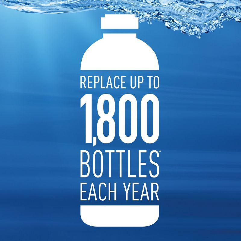 slide 6 of 11, Brita 3ct Bottle Filter - Black: Replacement Water Filters, BPA-Free, Reduces Odors, Fits Brita Pitchers & Dispensers, 3 ct