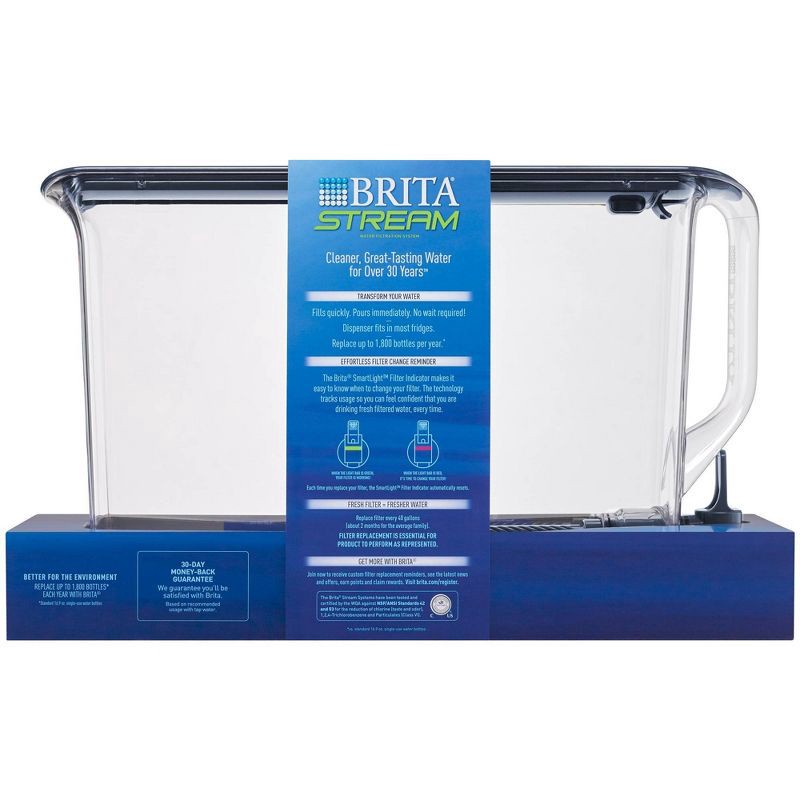 slide 6 of 7, Brita Stream 25-Cup Dispenser - Slate, 1 ct