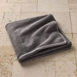 Organic Bath Sheet Dark Gray - Casaluna™: 100% Organic Cotton, Heavyweight 550-800 GSM, Low Lint, Machine Washable