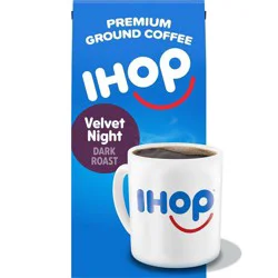 IHOP Velvet Night Dark Roast Ground Coffee, 12 oz Bag