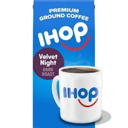 IHOP Velvet Night Dark Roast Ground Coffee, 12 oz Bag
